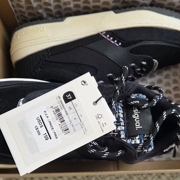 DESIGUAL sneakers NEW with a box US6.5 - Picture 8 of 9